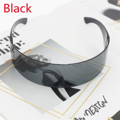 Lunettes De Soleil Vintage Gothiques Pour Hommes Et Femmes, Style Punk Guerrier Futur, Sans Bords, Protection Uv, Rétro