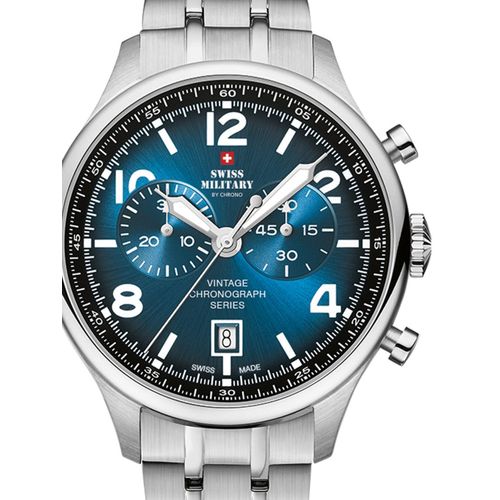 Mens Watch Swiss Military By Chrono Sm30192.03, Quartz, 42mm, 10atm