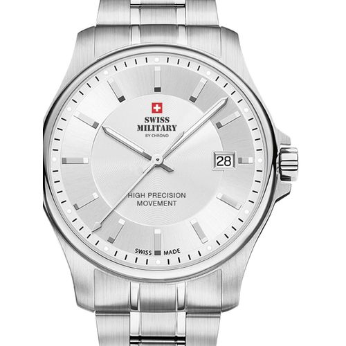 Mens Watch Swiss Military By Chrono Sm30200.02, Quartz, 39mm, 5atm
