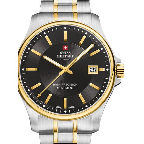Mens Watch Swiss Military By Chrono Sm30200.04, Quartz, 39mm, 5atm