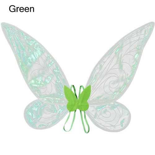 Costume D'ailes De Fée Papillon Pour Filles, Accessoires De Déguisement De Princesse Scintillante, Aile D'ange Pour Fête D'halloween, Cosplay