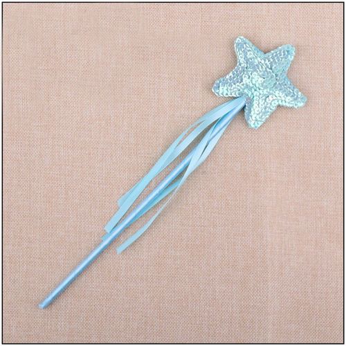 Baguette Féerique Pour Enfants, Accessoires De Cosplay De Princesse De Fête, Cinq Étoiles Pointues