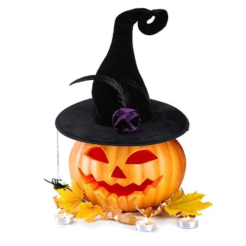 Chapeau De Magicien D'halloween, Costume De Fête, Couvre-Chef, Accessoires De Cosplay Du Diable, Accessoires De Décoration Pour Femmes Et Hommes Adultes