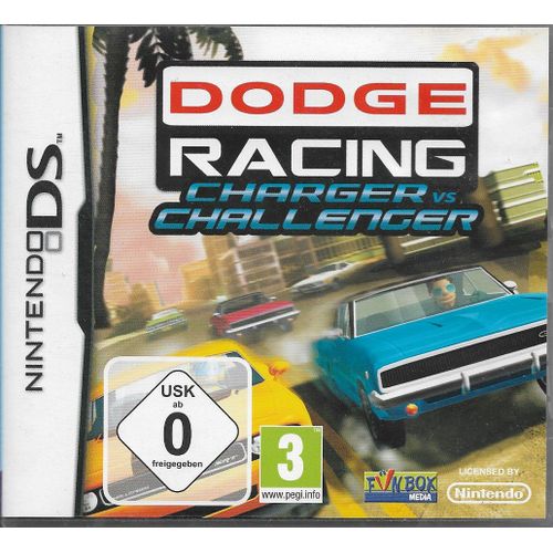 Boitier Seul "Dodge Racing" Du Jeu Nintendo Ds