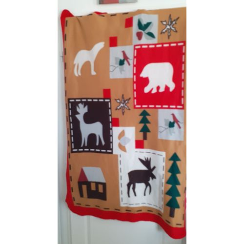 Couverture Polaire Noel