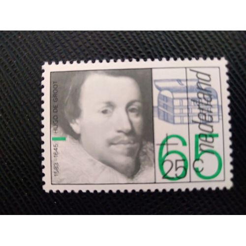 Timbre Pays Bas Yt 1200 Hugo De Groot (1583-1645), Avocat 1983 ( 050906 )