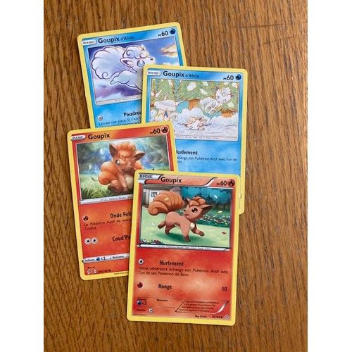 (2461) 2x Goupix + 2x Goupix D'alola (Pokemon)