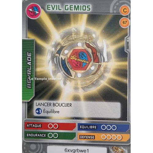 Carte Beyblade Serie 1 - Evil Gemios #67