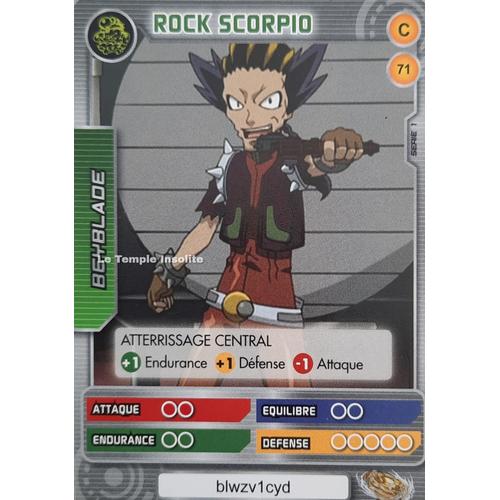 Carte Beyblade Serie 1 - Rock Scorpio C#71