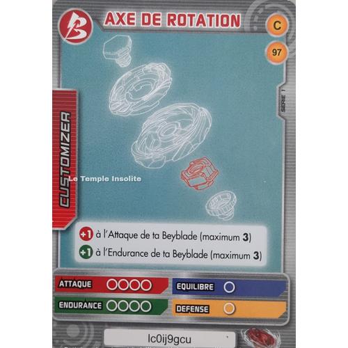 Carte Beyblade Serie 1 - Axe De Rotation C#97