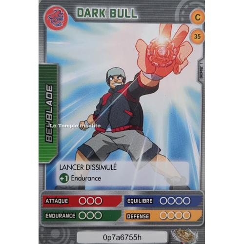 Carte Beyblade Serie 1 - Dark Bull C#35