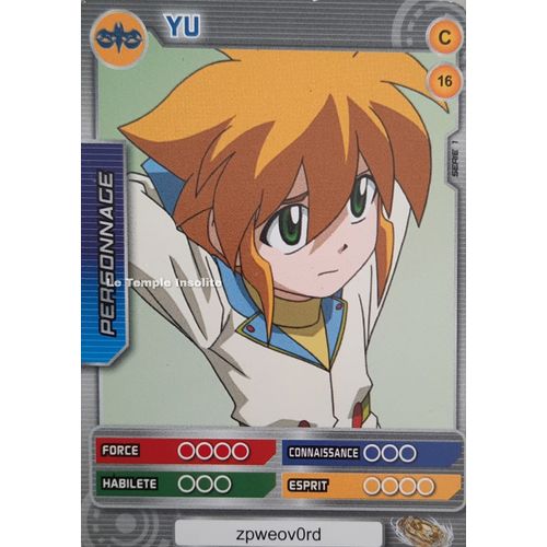 Carte Beyblade Serie 1 - Yu C#16