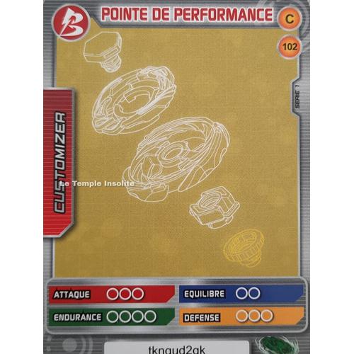 Carte Beyblade Serie 1 - Pointe De Performance C#102