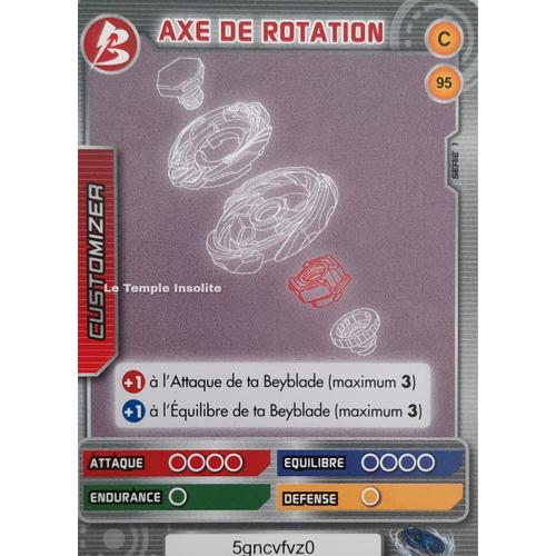 Carte Beyblade Serie 1 - Axe De Rotation C#95