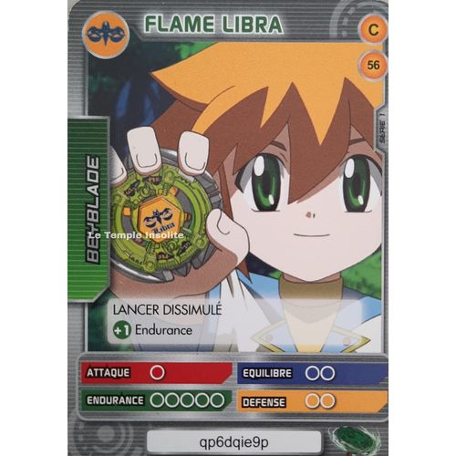 Carte Beyblade Serie 1 - Flame Libra C#56