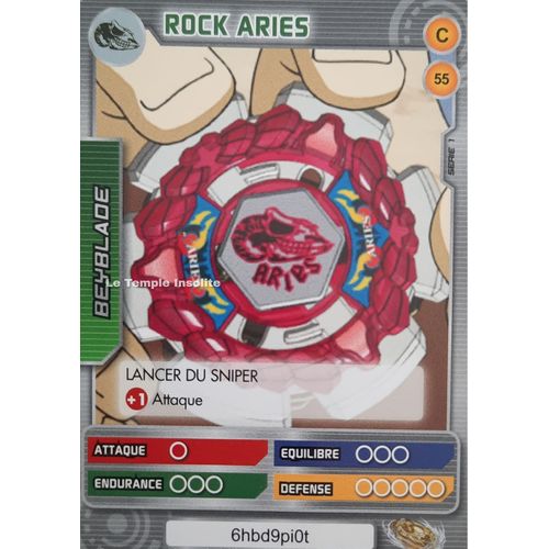 Carte Beyblade Serie 1 - Rock Aries C#55
