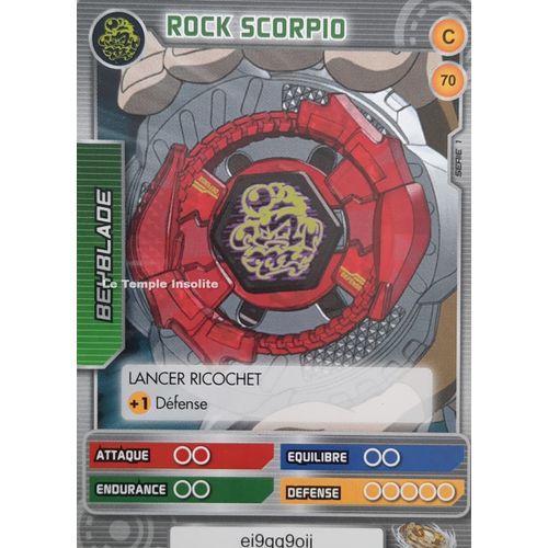 Carte Beyblade Serie 1 - Rock Scorpio #70