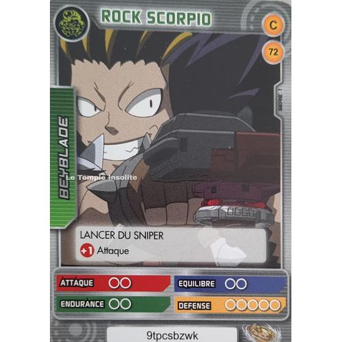 Carte Beyblade Serie 1 - Rock Scorpio C#72