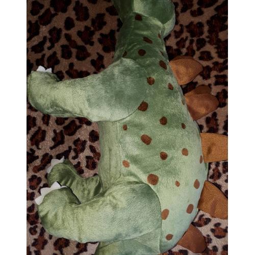 Doudou  Peluche  Stegosaure Ikea Dinosaure Vert