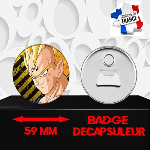 Magnet Décoratif Décapsuleur Aimanté 59 Mm Manga Dragon Ball Z Dbz 153