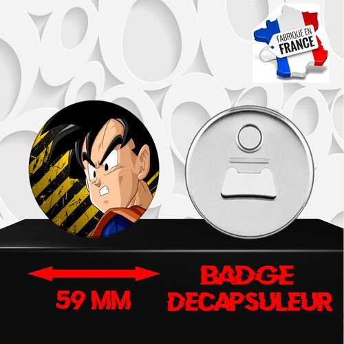 Magnet Décoratif Décapsuleur Aimanté 59 Mm Manga Dragon Ball Z Dbz 144