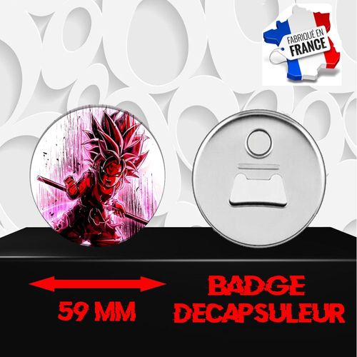 Magnet Décoratif Décapsuleur Aimanté 59 Mm Manga Dragon Ball Z Dbz 191