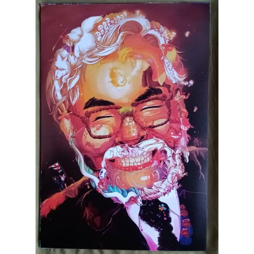 Affiche Poster Hayao Miyazaki, Studio Ghibli - A Plat, Format A3 - Chihiro Totoro Princesse Mononoké