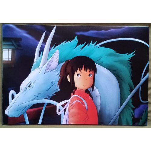 Affiche Poster Le Voyage De Chihiro / Spirited Away - Studio Ghibli, Miyazaki - A Plat Format A3