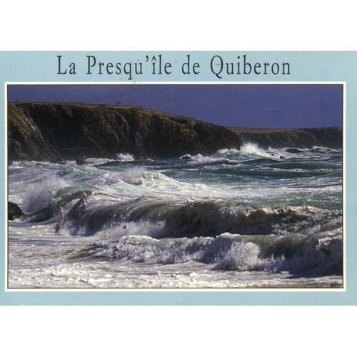 Carte Postale De Quiberon (Morbihan) Tempête Sur La Côte Sauvage De Quiberon (Réf.6831)