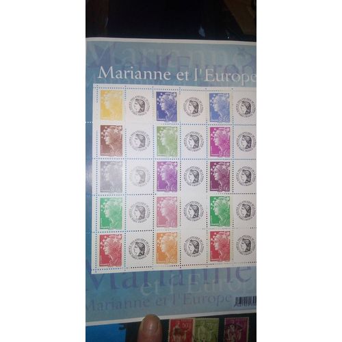 Timbre Marianne Et L Europe