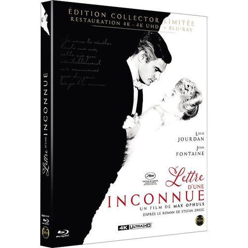 Lettre D'une Inconnue - Édition Collector Limitée - 4k Ultra Hd + Blu-Ray