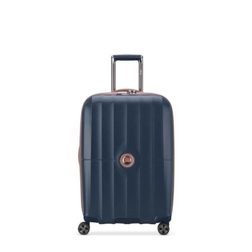 DELSEY PARIS - ST TROPEZ - Valise moyenne rigide extensible - 67x44x31 cm - 77 litres - L - Bleu marine