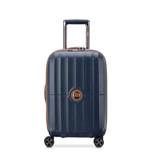 DELSEY PARIS - ST TROPEZ - Valise cabine rigide extensible - 55x35x28 cm - 41 litres - S - Bleu marine