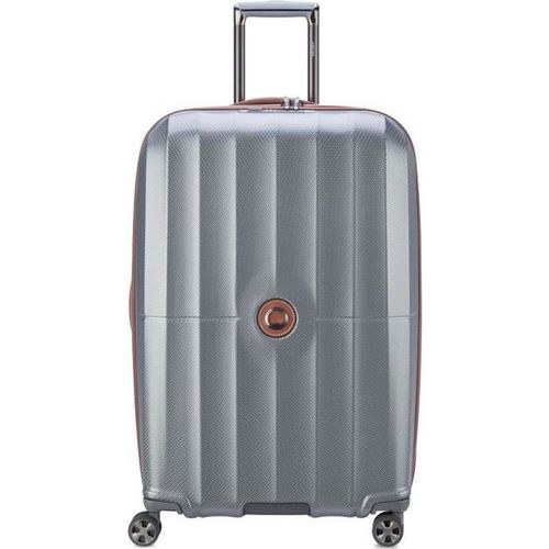 DELSEY PARIS - ST TROPEZ - Valise grande taille rigide extensible - 76x49x34 cm - 110 litres - XL - Platine