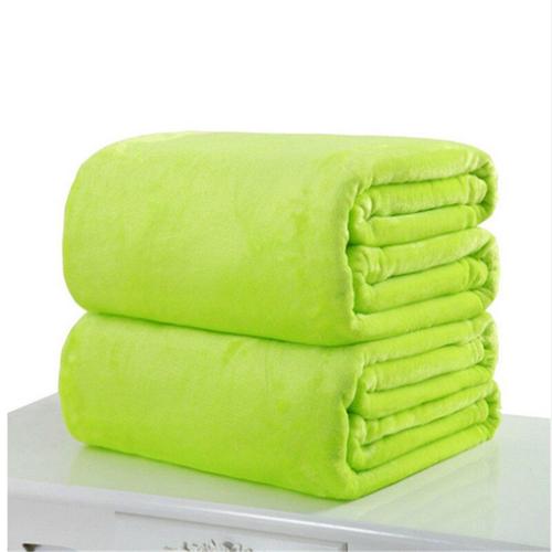 Couleur Fruit Vert Couverture Polaire En Peluche Pour Animaux De Compagnie, Plaid Chaud, Pour La Maison, Canapé, Flanelle