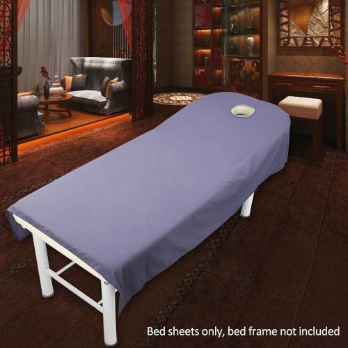 Couleur Violet Taille 120x190cm Literie Confortable Pour La Maison, Drap De Lit En Microfibre, Résistant Aux Plis, Doux, Pour Massage, Spa, Salon, Housse De Table, Canapé