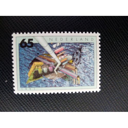 Timbre Pays Bas Yt 1367 Protection De L'environnement 1991 ( 050906 )