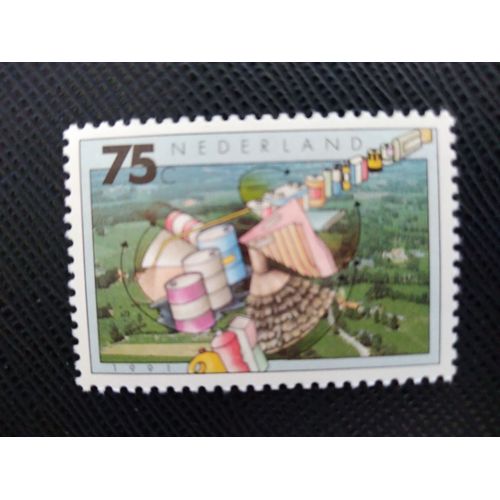 Timbre Pays Bas Yt 1368 La Pollution Terrestre 1991 ( 050906 )
