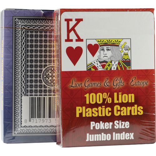 Cartes À Jouer Lion 100% Plastique, Pok