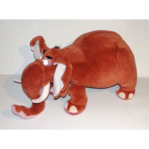 Peluche Tarzan Disney L'elephant Tantor Geant Yeux Rigides Vintage 60 Cm