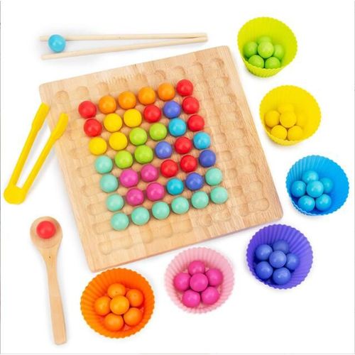 Jeu De Plateau Early Education, Jeu Pédagogique Montessori, Jouet Montessori En Bois, Jeu De Société De Puzzle D'éducation Précoce