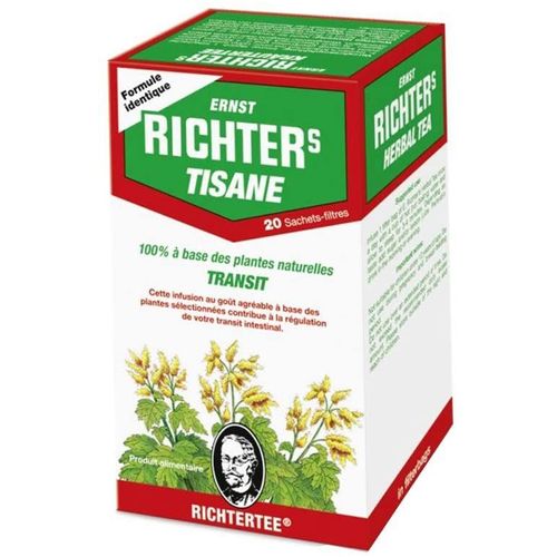 Tisane Richter Transit, Tisane À Base De Plantes Naturelles Pour Transit (10 Boîtes)