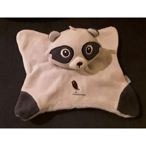 Doudou Panda Raton Bleu Sucre D'orge