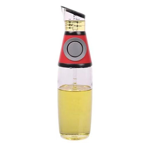 Distributeur D'huile Et De Vinaigre En Verre De Qualité Supérieure, Verseur D'huile De Mesure Pour La Cuisine, Large Ouverture Pour Un Remplissage Et Un Nettoyage Faciles, Verre Transparent