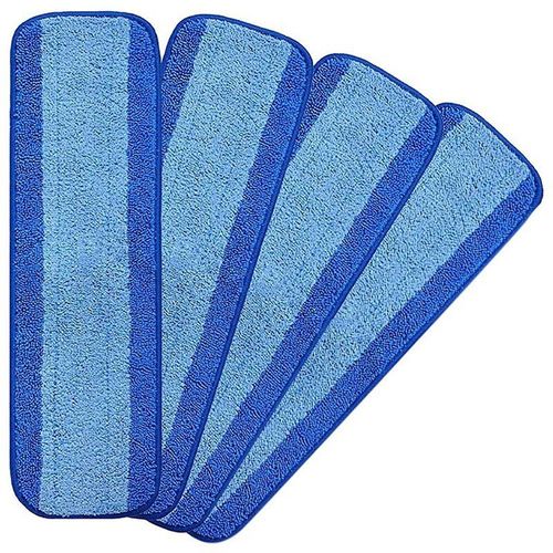 Tampon De Nettoyage En Microfibre, Tête De Nettoyage De Remplacement De Plancher En Bois Dur, Compatible Avec La Serpillière Bona, 4 Pièces
