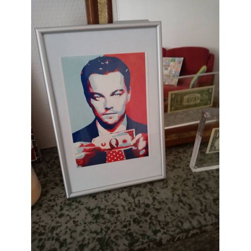 Cadre dessin : Leonardo DiCaprio est le Loup de Wall-Street