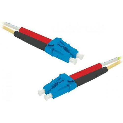 Jarretière optique duplex monomode 2mm OS2 LC-UPC/LC-UPC (2 mètres) - Câble fibre optique à faible encombrement et certifié LSZH (
