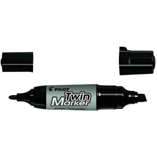 Marqueur Permanent "Twin Marker Jumbo", Noir