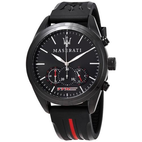 Maserati R8871612004 Traguardo Chronographe Cadran Noir Montre Homme