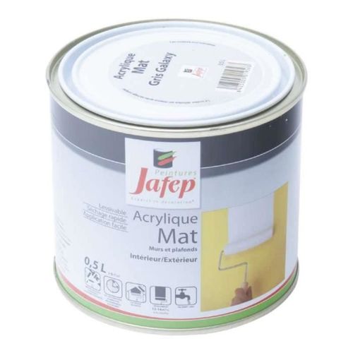 Peinture acrylique mat gris galaxy Jafep 0,5L